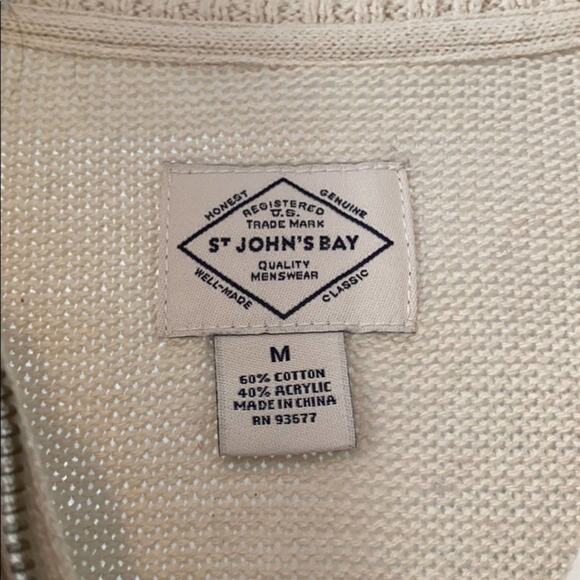 St. John’s Bay Quarter Zip Sweater - Picture 6 of 7